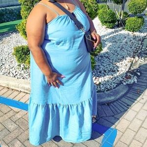 Chambray Maxi Dress